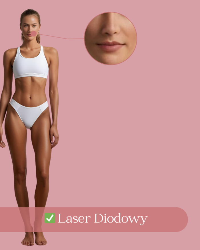 1x Wąsik – epilacja laserowa VECTUS